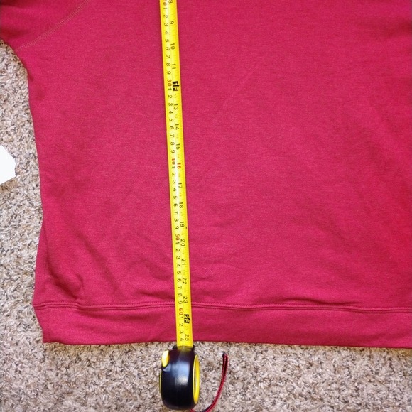 New 78 & Sunny Sweatshirt XL Red Crew Neck Vintage Inspired - Picture 3 of 4